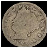1886 Liberty Head Nickel NICELY CIRCULATED