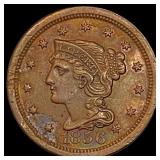1856 Braided Hair Large Cent CLOSELY UNCIRCULATED