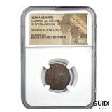 Roman Gallienus, AD 253-268 BI Double-Denarius NGC