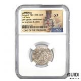 Armenia Levon I, AD 1198-1219 Silver Tram NGC XF