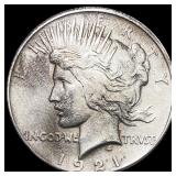1921 Peace Dollar CHOICE AU