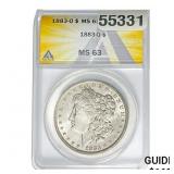 1883-O Morgan Dollar ANACS MS63