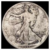 1917-D Walking Liberty Half Dollar NICELY CIRCULAT