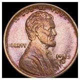 1913-D Lincoln Wheat Cent CHOICE AU