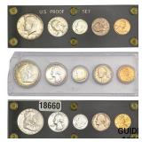 1956-1964 US Proof Set Lot [15 Coins]