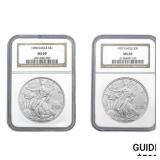 1998 Eagle $1 NGC MS691997 Eagle $1 NG