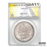1880-S Morgan Dollar ANACS MS63