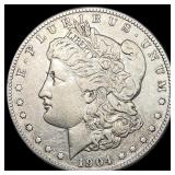 1904-S Morgan Silver Dollar NEARLY UNCIRCULATED