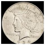 1934 Peace Dollar UNCIRCULATED