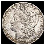 1897 Morgan Silver Dollar CLOSELY UNCIRCULATED