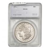 1881-S Morgan Silver Dollar SEGS MS66+