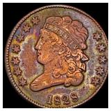 1828 Classic Head Half Cent LIGHTLY CIRCULATED