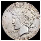 1928 Peace Dollar LIGHTLY CIRCULATED