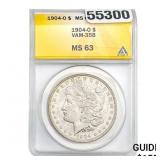 1904-O Morgan Dollar ANACS MS63