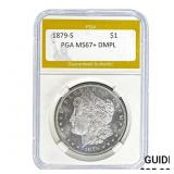 1879-S Morgan Dollar PGA MS67+ DMPL