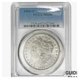 1884-O Morgan Silver Dollar PCGS MS64