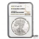 2018-W American Silver Eagle NGC PF70