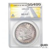 1881-S Morgan Dollar ANACS MS63