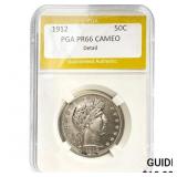 1912 50C Barber Half Dollar PGA PR66 CAM