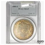 1880-S Morgan Silver Dollar PCGS MS65