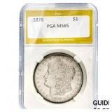 1878 Morgan Silver Dollar PGA MS65
