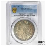 1897-S Morgan Silver Dollar PCGS MS65