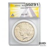 1922-S Peace Dollar ANACS AU58