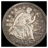1855 Seated Liberty Half Dime CHOICE AU