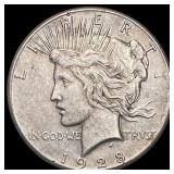 1928 Peace Dollar LIGHTLY CIRCULATED