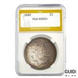 1889 Morgan Silver Dollar PGA MS65+