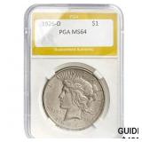 1926-D Peace Dollar PGA MS64