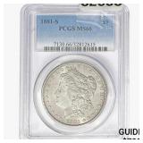 1881-S Morgan Silver Dollar PCGS MS66