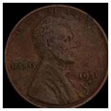 1931-S Lincoln Wheat Cent ABOUT UNCIRCULATED