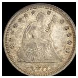 1877 Seated Liberty Quarter CLOSELY UNCIRCULATED