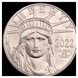 2022 $100 Platinum American Eagle SUPERB GEM BU