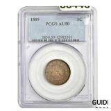 1889 Liberty Nickel PCGS AU50