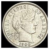 1900-S Barber Dime CHOICE BU