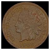 1908 Indian Head Cent LIGHTLY CIRCULATED