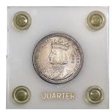 1893 Isabella Silver Quarter