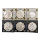 1879-1925 [6] U.S. Type Silver Coin Lot