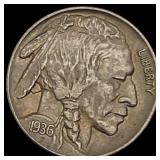 1936 Buffalo Nickel GEM BU