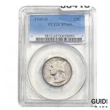 1940-D Washington Quarter PCGS MS65