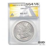 1884-O Morgan Dollar ANACS MS63
