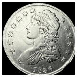 1836 Capped Bust Half Dollar CLOSELY UNCIRCULATED