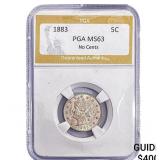 1883 Liberty Victory Nickel PGA MS63 No Cents