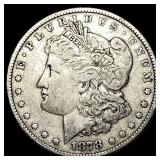 1878 Rev 79 Silver Morgan Dollar ABOUT  UNCIRCULA