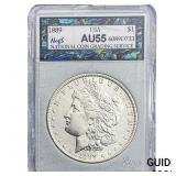 1889 Morgan Silver Dollar NCGS AU55