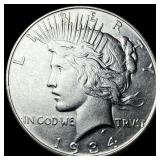 1934-D Silver Peace Dollar CLOSELY UNCIRCULATED