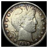 1899 Barber Half Dollar ABOUT UNCIRCULATED