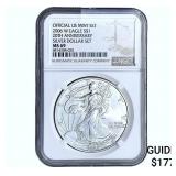 2006-W Silver Eagle NGC MS69 20th Anniversary